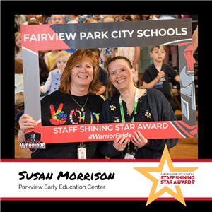 Staff Shining Star Award Winner Susan Morrison
