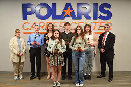 FHS Seniors with Awards at Polaris